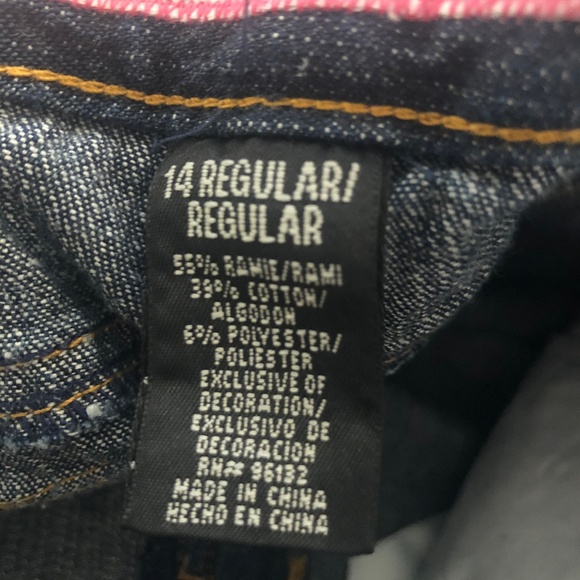 ❌SOLD! NWT Girls Arizona Denim Jean Shorts with Belt - Picture 4 of 4